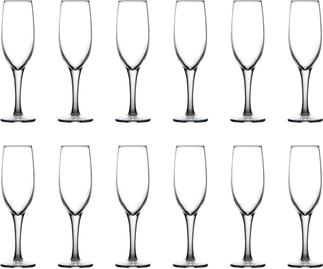 Pasabahce - MODA 5.75 Oz Champagne Flute Glass, Pack of 12 - PG440166