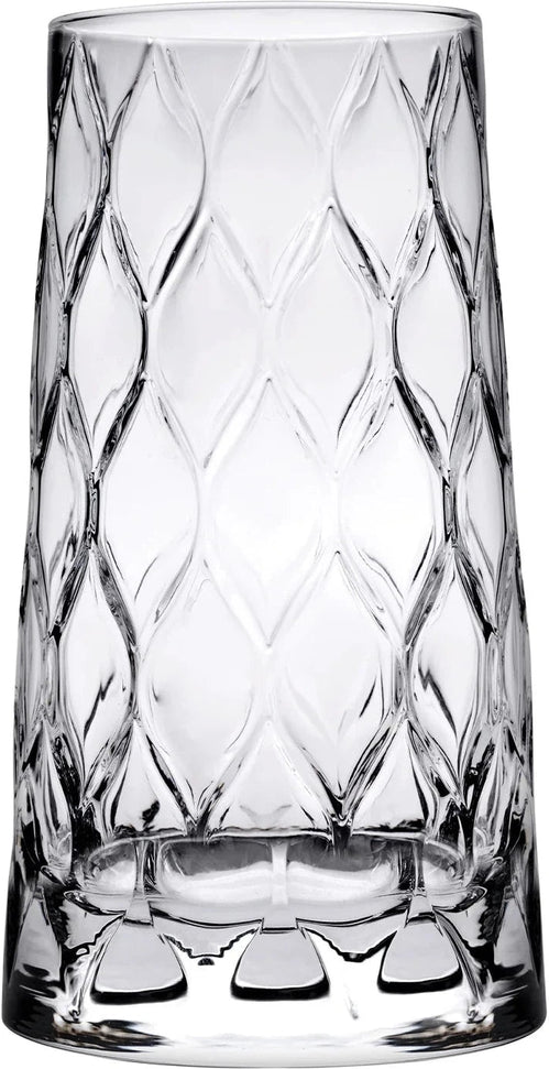 Pasabahce , Pack of 6 - 15.25 Oz Leafy Long Drink, Pack of 6 - PG420955