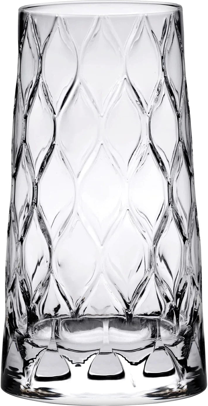 Pasabahce , Pack of 6 - 15.25 Oz Leafy Long Drink, Pack of 6 - PG420955
