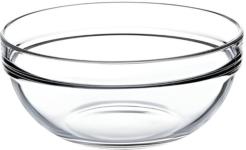 Pasabahce , Pack of 6 - 2500 ml Chef/Stacking Glass Bowl, Pack of 6 - PG53583