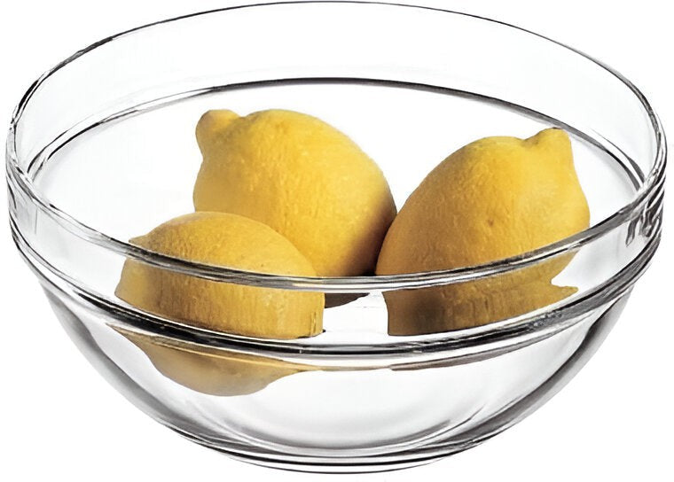 Pasabahce , Pack of 6 - 4000 ml Chef/Stacking Glass Bowl, Pack of 6 - PG53593