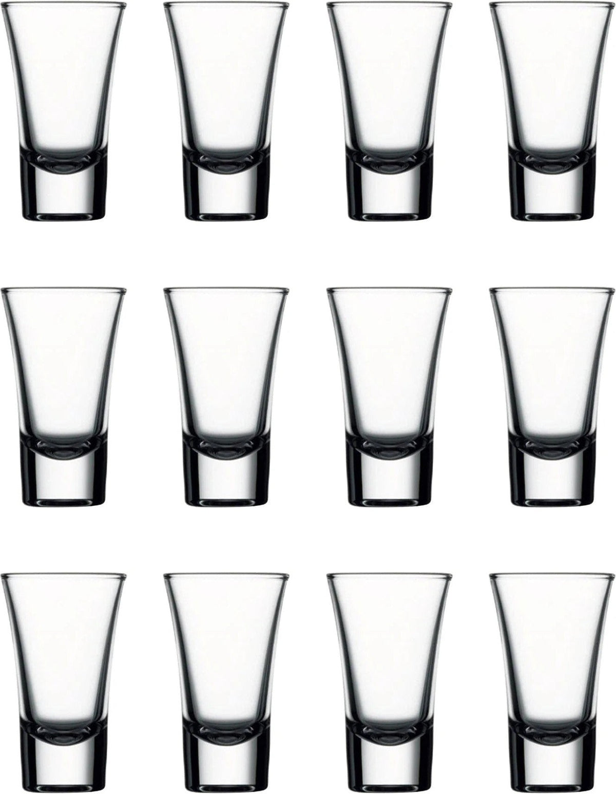 Pasabahce - SHOOTER 2 Oz Shot Glass, Pack of 12 - PG52194