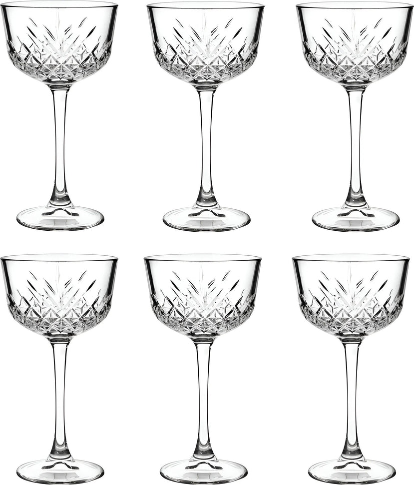 Pasabahce - TIMELESS 5.5 Oz Nick & Nora Glass, Pack of 6 - PG440366