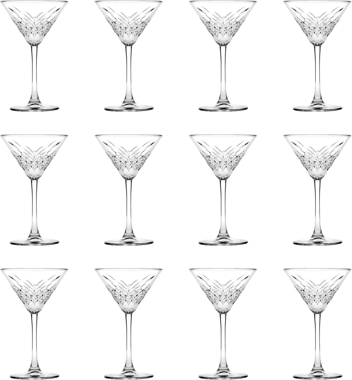 Pasabahce - TIMELESS 7.3 Oz Martini Glass, Pack of 12 - PG440176