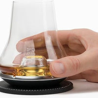 Peugeot - 12.8 oz Impitoyable Whisky Tasting Set (Glass + Chilling Base + Coaster), Pack of 4 ( 38 cl) - 266097