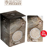 Peugeot - 6 x 50 g Sachets of Wet Sea Salt - 42752