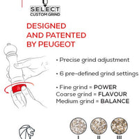 Peugeot - 6.25" Daman U'Select Pepper Mill - 25427