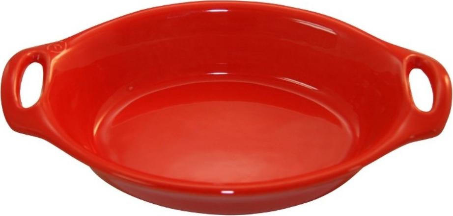 Peugeot - Appolia 17.5" x 12" Poppy Red Harmonie Oval Baking Dish (4.6 L) - 223244503