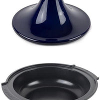 Peugeot - Appolia Atlas 12" Blue Ceramic and Aluminum Tagine - 62170