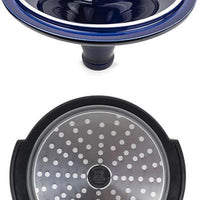 Peugeot - Appolia Atlas 12" Blue Ceramic and Aluminum Tagine - 62170