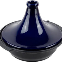 Peugeot - Appolia Atlas 12" Blue Ceramic and Aluminum Tagine - 62170