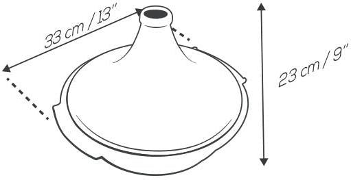 Peugeot - Appolia Atlas 12" Blue Ceramic and Aluminum Tagine - 62170