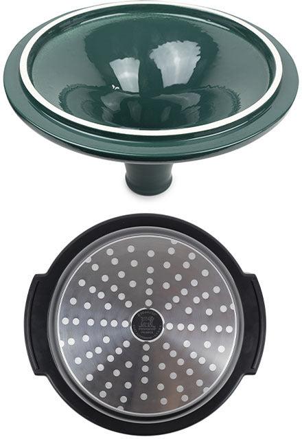 Peugeot - Appolia Atlas 12" Forest Green Ceramic and Aluminum Tagine - 62187