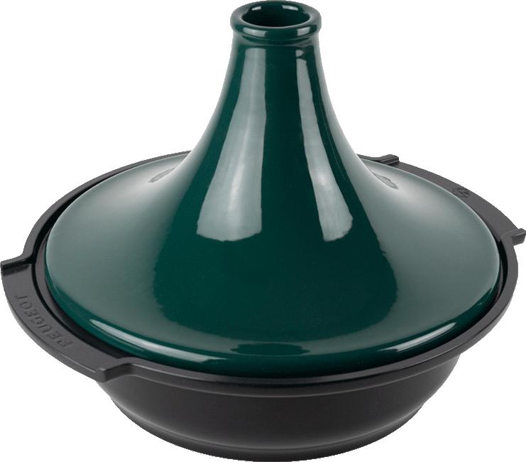 Peugeot - Appolia Atlas 12" Forest Green Ceramic and Aluminum Tagine - 62187
