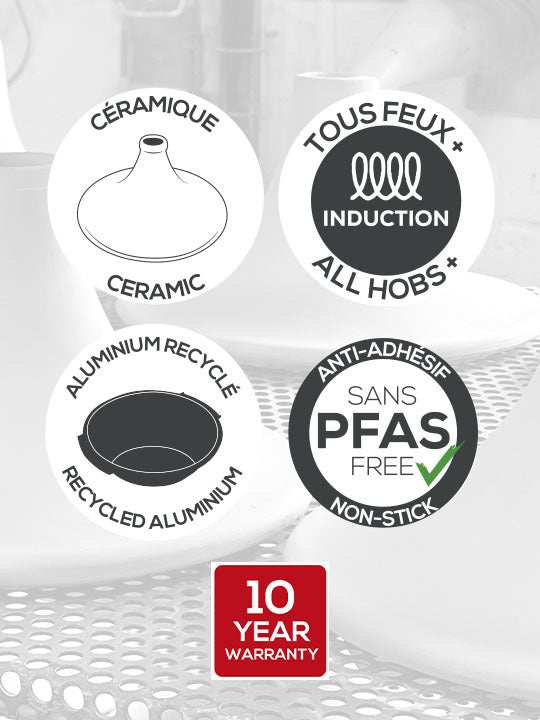 Peugeot - Appolia Atlas 12" Red Ceramic and Aluminum Tagine - 62019