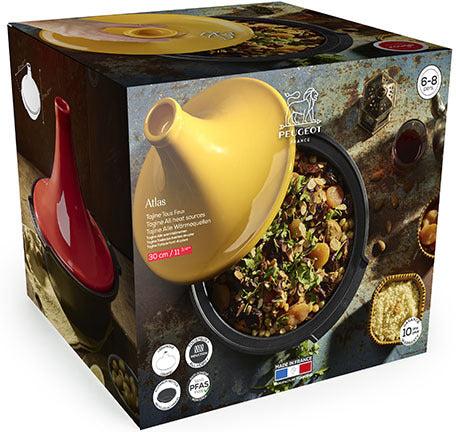 Peugeot - Appolia Atlas 12" Red Ceramic and Aluminum Tagine - 62019