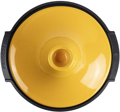 Peugeot - Appolia Atlas 12" Saffron Yellow Ceramic and Aluminum Tagine - 62163