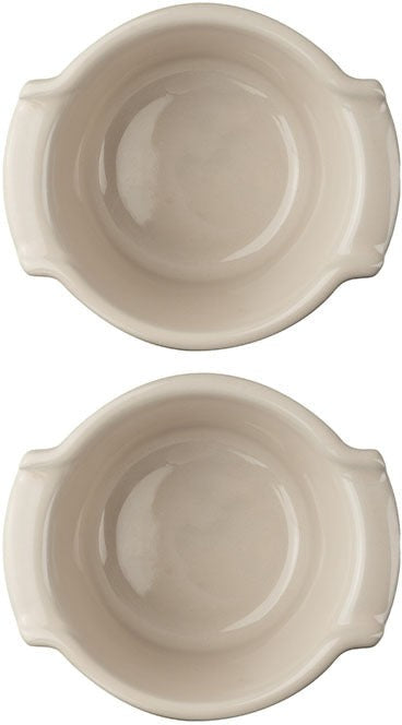 Peugeot - Appolia Ceramic 0.2 qt Ecru Duo Ramekins, Pack of 2 - 61869