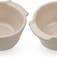 Peugeot - Appolia Ceramic 0.2 qt Ecru Duo Ramekins, Pack of 2 - 61869