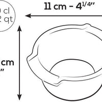 Peugeot - Appolia Ceramic 0.2 qt Red Duo Ramekins, Pack of 2 - 61852