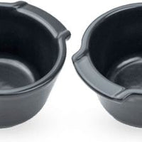 Peugeot - Appolia Ceramic 0.2 qt Slate Duo Ramekins, Pack of 2 - 61876