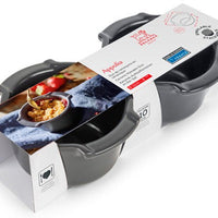 Peugeot - Appolia Ceramic 0.2 qt Slate Duo Ramekins, Pack of 2 - 61876