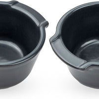 Peugeot - Appolia Ceramic 0.2 qt Slate Duo Ramekins, Pack of 2 - 61876