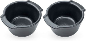 Peugeot - Appolia Ceramic 0.2 qt Slate Duo Ramekins, Set of 2 - 61876