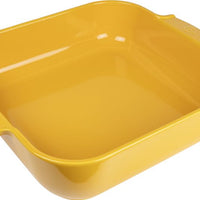 Peugeot - Appolia Ceramic 14.17" Square Saffron Baking Dish (36 cm) - 61456