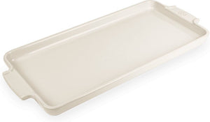 Peugeot - Appolia Ceramic 15.74" Ecru Appetizer Tray (40 cm) - 60701
