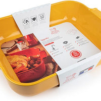 Peugeot - Appolia Ceramic 15.74" Rectangular Saffron Baking Dish (40 cm) - 61425