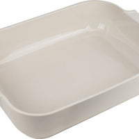 Peugeot - Appolia Ceramic 16" Rectangular Ecru Baking Dish (40 cm) - 60008