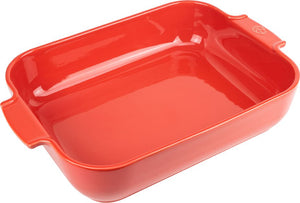 Peugeot - Appolia Ceramic 16" Rectangular Red Baking Dish (40 cm) - 60015