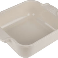 Peugeot - Appolia Ceramic 7.08" Square Ecru Petite Baking Dish (18 cm) - 61166