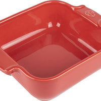 Peugeot - Appolia Ceramic 7.08" Square Red Petite Baking Dish (18 cm) - 61173