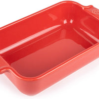 Peugeot - Appolia Ceramic 9.84" Rectangular Red Petite Baking Dish (25 cm) - 61142