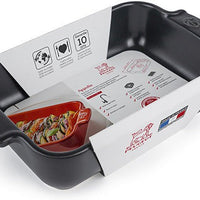 Peugeot - Appolia Ceramic 9.84" Rectangular Slate Petite Baking Dish (25 cm) - 61159