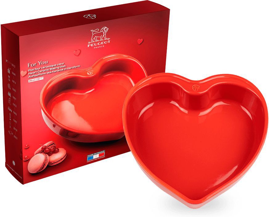 Peugeot - Appolia Ceramic Ceramic Red Heart Dish - 61586