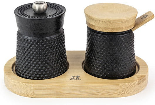 Peugeot - Bali 3" Cast Iron Black Pepper Mill And Salt Cellar (8cm) - 39967