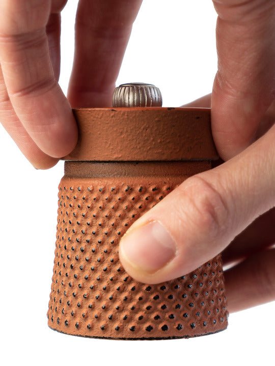 Peugeot - Bali 3" Cast Iron Orange Pepper Mill (8cm) - 35426