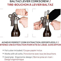 Peugeot - Baltaz 5.5" MaLever-Style Corkscrew with Foil Cutter - 200176