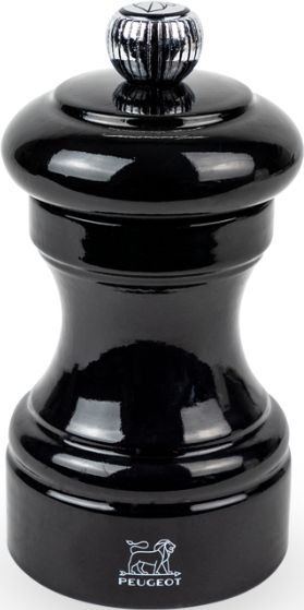 Peugeot - Bistro 4" Black Lacquer Pepper Mill (10cm) - 40826