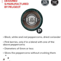 Peugeot - Bistro 4" Forest Green Salt Mill (10cm) - 42073