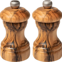 Peugeot - Bistro 4" OliveWood Duo Pepper Mill (10cm) - 2/38212