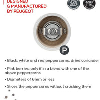 Peugeot - Bistro 4" Pearl Grey Salt Mill (10cm) - 42110