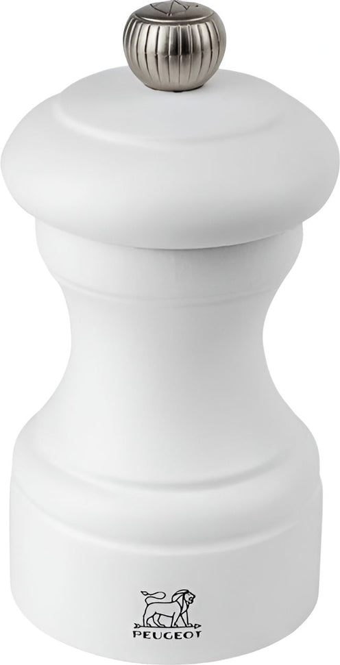Peugeot - Bistro 4" Wood Matte White Pepper Mill (10cm) - 24215