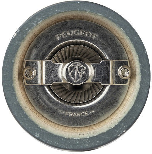 Peugeot - Bistro 4" Wood Slate Grey Lacquer Salt Mill (10cm) - 40819