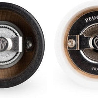 Peugeot - Bistro 4" Wood White/Black Salt & Pepper Mills, Pack of 2 (10cm) - 2/24291