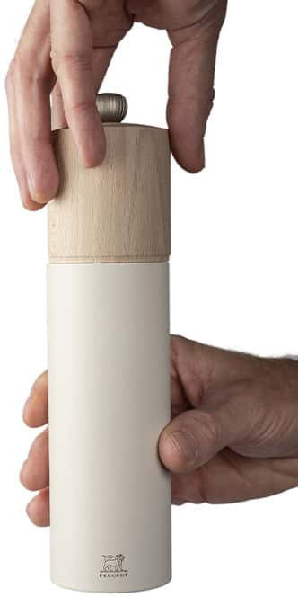 Peugeot - Boreal 8" Wood Feather White Pepper Mill (21 cm) - 44299