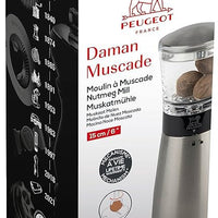 Peugeot - Daman 5.90" Acrylic/Stainless Steel Nutmeg Mill (15 cm) - 33088